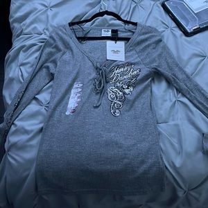 Harley Davidson Knit Thermal long sleeve top brand new